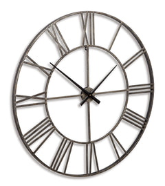 Antique Silver wall clock, product view 2 - 2