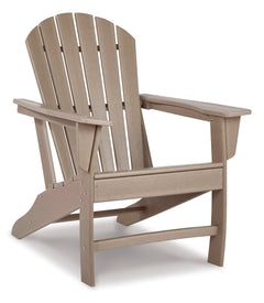 Driftwood outdoor Adirondack chair, full product view - 13