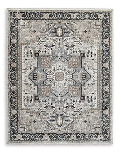 Multi 93" x 119", complete rug product view - 1