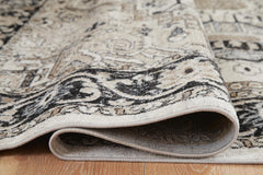 Multi 93" x 119", rolled rug backing detail - 4