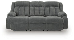 Steel, complete sofa, front view - 8