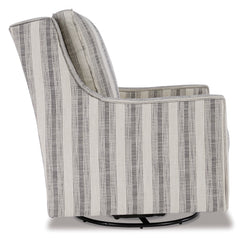 Ivory/Black Accent Chair, product view 3 - 3