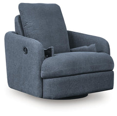 Ink, recliner with bolster pillows removed to show storage - 8