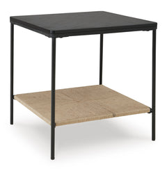 Black/Natural Accent Table, view 1 - 1