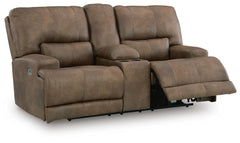 Earth, complete loveseat with footrest extended - 3