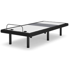 Charcoal Gray / Twin XL, alternate view of complete Twin XL base - 11