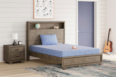Blue Twin, mattress and pillow in room; bed and furnishings excluded - 5