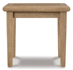 Grayish Brown Square End Table, product view 2 - 2