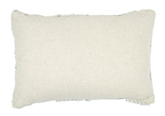 Gray/White / Throw Pillow, pillow reverse - 2