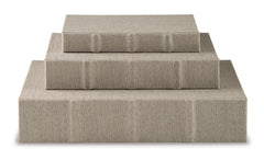Linen Jolina set of three storage boxes, full product view - 26