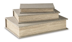 Linen Jolina set of three storage boxes, product view 3 - 28