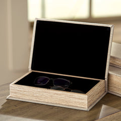 Linen Jolina set of three storage boxes, product view 5 - 30