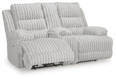 Alloy, complete loveseat with recliners extended - 3