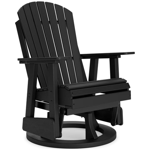 Hyland Wave HDPE Outdoor Swivel Glider Chair
