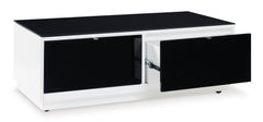 White/Black Drawer Coffee Table, product view 2 - 2