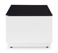 White/Black Drawer Coffee Table, product view 4 - 4