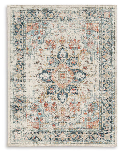 Multicolor Medallion Indoor/Outdoor Rug