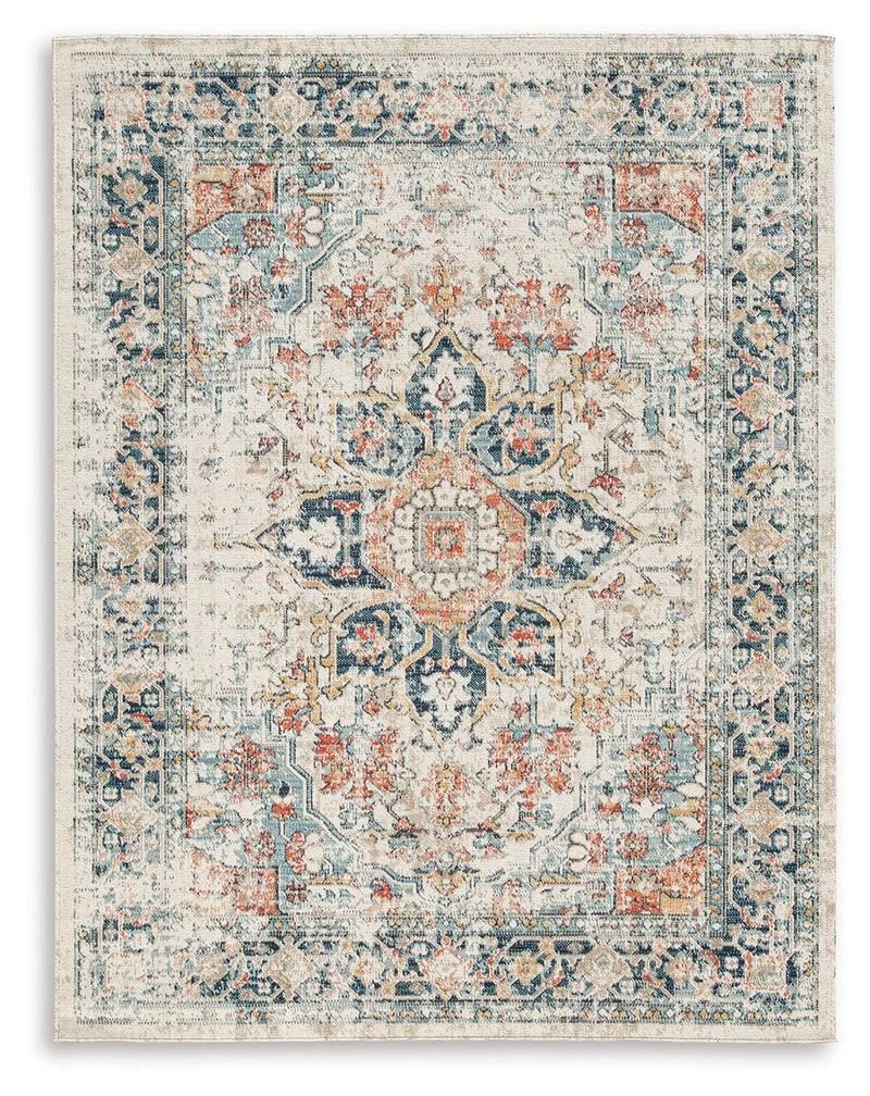 Multicolor Medallion Indoor/Outdoor Rug