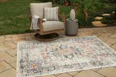 Multi, rug in an outdoor setting - 2