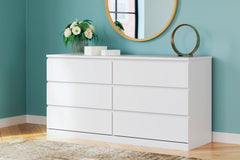 White, dresser in room setting - 5