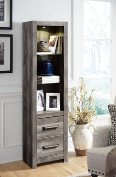 Gray, display pier in a room setting - 2