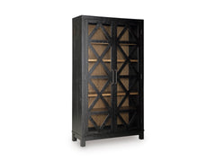 Black/Brown Accent Cabinet, view 1 - 1