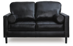 Onyx, complete loveseat, front view - 1