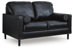 Onyx, complete loveseat, angled view - 3