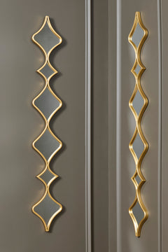 Gold Finish Harriswood two-mirror set, product view 5 - 5
