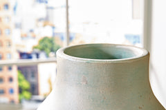 Antique Green 10.25-inch height vase, product view 3 - 3