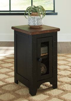 Black/Brown Chairside End Table, product view 5 - 5