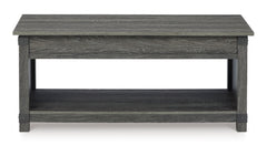 Grayish Brown Lift-Top Coffee Table, product view 2 - 2