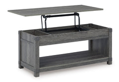 Grayish Brown Lift-Top Coffee Table, product view 3 - 3
