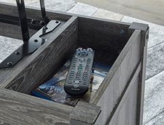 Grayish Brown Lift-Top Coffee Table, product view 5 - 5