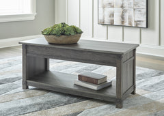 Grayish Brown Lift-Top Coffee Table, product view 6 - 6