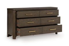Burnished Brown / Dresser, drawers open - 2