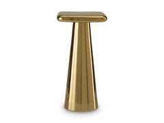 Gold Finish Accent Table, product view 2 - 2