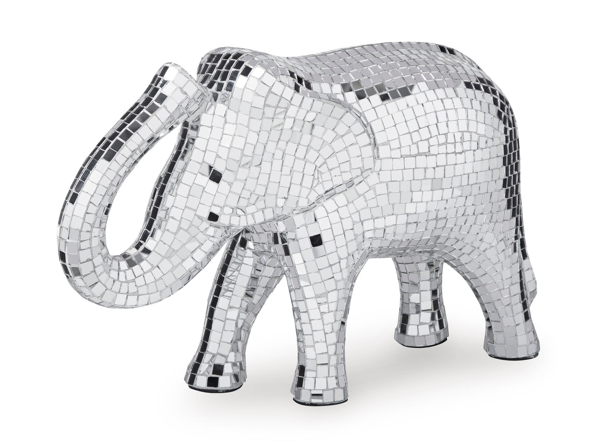 Silver Finish Hallmont sculpture, full product view