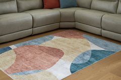 Multi 59.13" x 83.5", room view; furniture excluded - 6