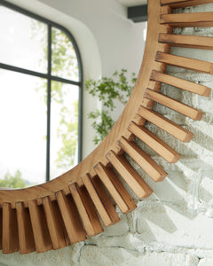 Brown Accent Mirror, view 3 - 3