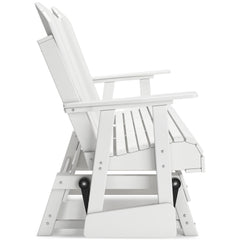 White outdoor glider loveseat, product view 5 - 17