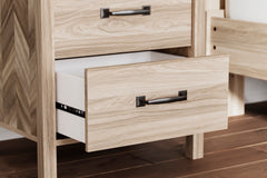 Tan, drawer construction and chevron-side detail - 4