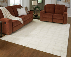 Sandstone 96" x 119.75", room view; furniture excluded - 2