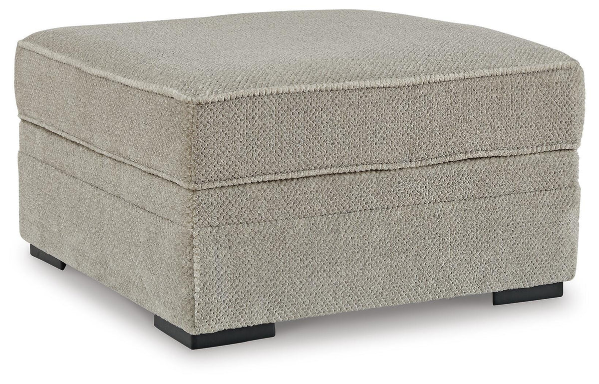 Sisal, complete closed storage ottoman