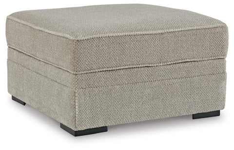 Sisal Storage Ottoman with Reversible Cup-Holder Top