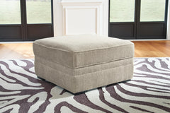 Sisal, closed ottoman in room - 2