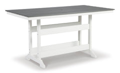 Gray/White Outdoor Table, full product view - 1