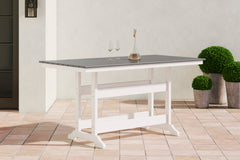 Gray/White Outdoor Table, product view 4 - 4