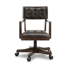 Dark Brown Home Office Desk Chair, product view 2 - 2