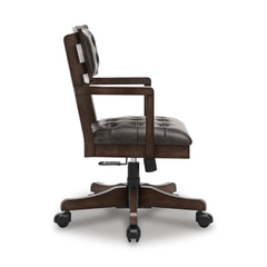 Dark Brown Home Office Desk Chair, product view 3 - 3